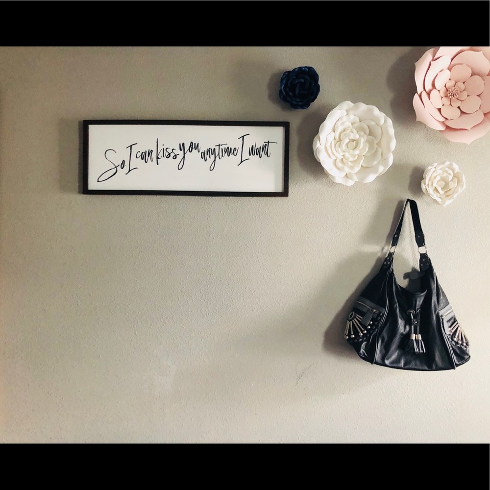 Black Nicole Lee hobo bag